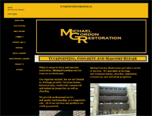 Tablet Screenshot of michaelgordonrestoration.com